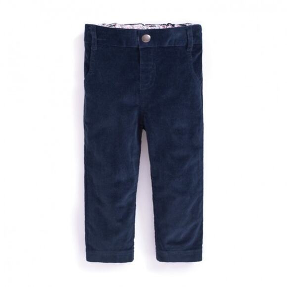 JoJo Maman Bebe Navy Blue Corduroy Pants 2-3 - Picture 2 of 7